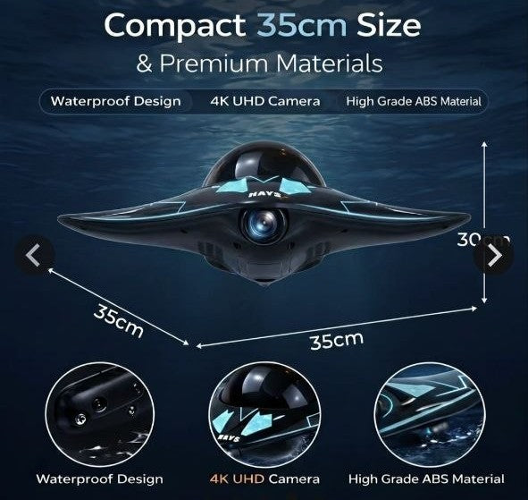 AquaDrone Pro™ | Submarino WiFi con Cámara HD en Tiempo Real