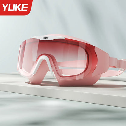 Premium anti Fog Swim Goggles Large Frame HD Waterproof Mirror Coated for Adults Men Women 2025
