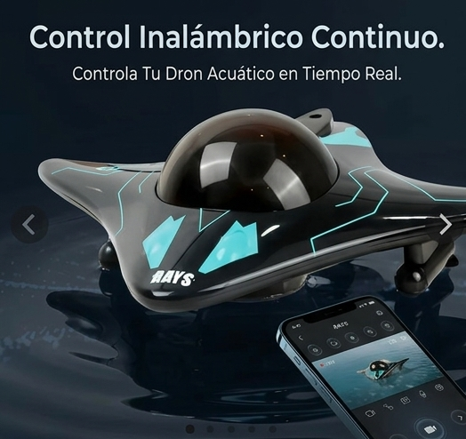 AquaDrone Pro™ | Submarino WiFi con Cámara HD en Tiempo Real