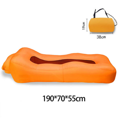 Inflatable Sofa Bed to Sleep Double Mattress Ultralight Weight Seats Air Self Haiking Trips Bed Camping Supplies Widesea Pillow