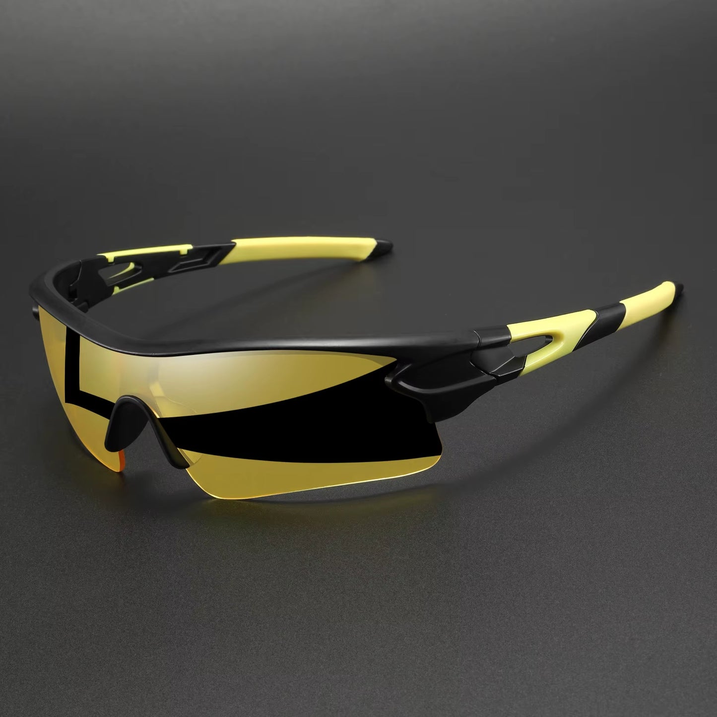 New UV400 Protective Sports Eyewear - Lightweight Full-Cover Lens, Unisex Wrap-Around for Cycling, Hiking & Daily Use