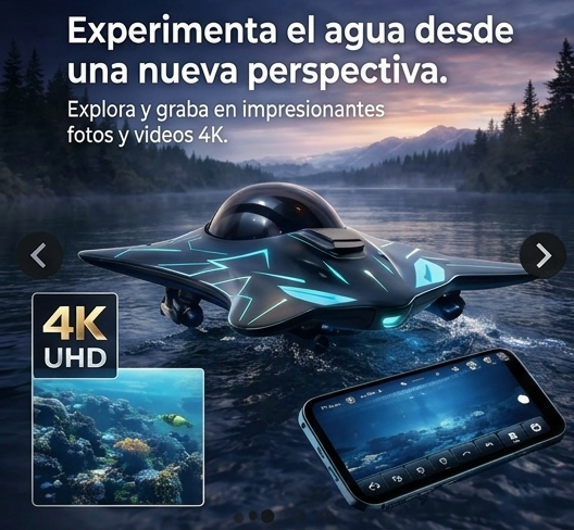 AquaDrone Pro™ | Submarino WiFi con Cámara HD en Tiempo Real