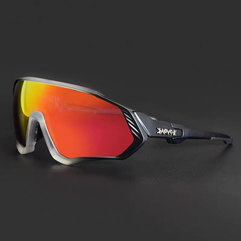 5 Lens Men Women 2025 Polarized UV400 Cycling Glasses Road Bike Sunglasses Running Riding Fishing Goggles Sport Bicycle Eyewear
