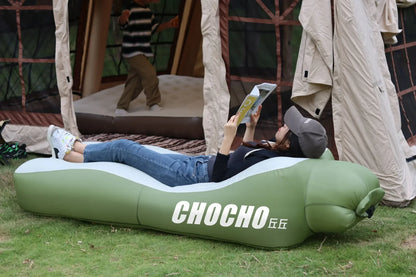 Inflatable Sofa Bed to Sleep Double Mattress Ultralight Weight Seats Air Self Haiking Trips Bed Camping Supplies Widesea Pillow