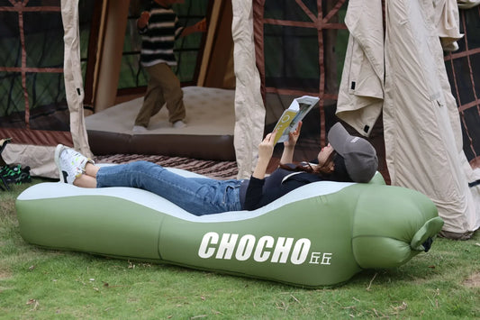 Inflatable Sofa Bed to Sleep Double Mattress Ultralight Weight Seats Air Self Haiking Trips Bed Camping Supplies Widesea Pillow