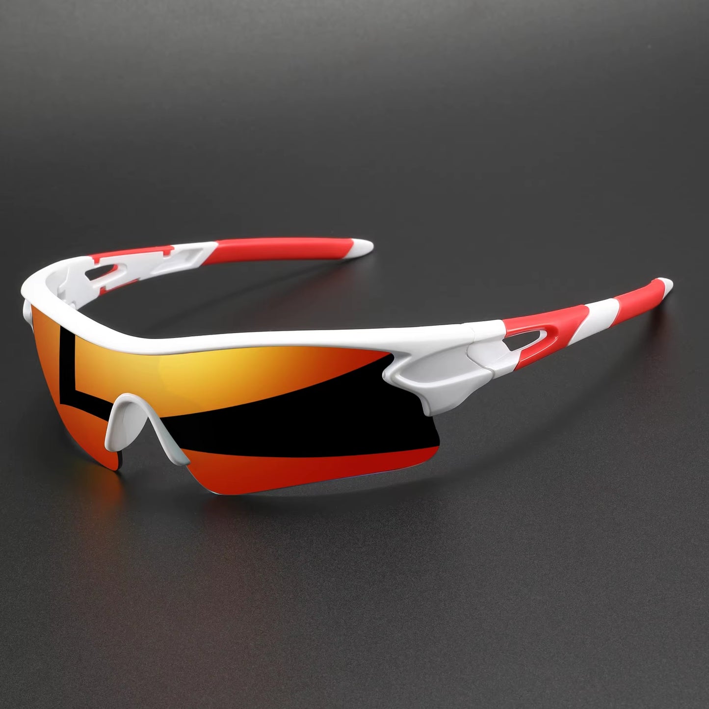 New UV400 Protective Sports Eyewear - Lightweight Full-Cover Lens, Unisex Wrap-Around for Cycling, Hiking & Daily Use