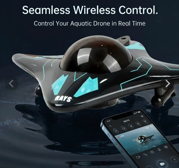 AquaDrone Pro™ | Submarino WiFi con Cámara HD en Tiempo Real