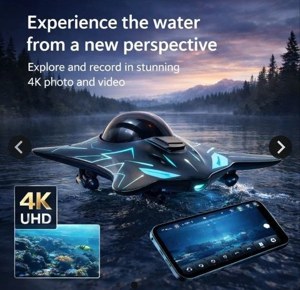 AquaDrone Pro™ | Submarino WiFi con Cámara HD en Tiempo Real