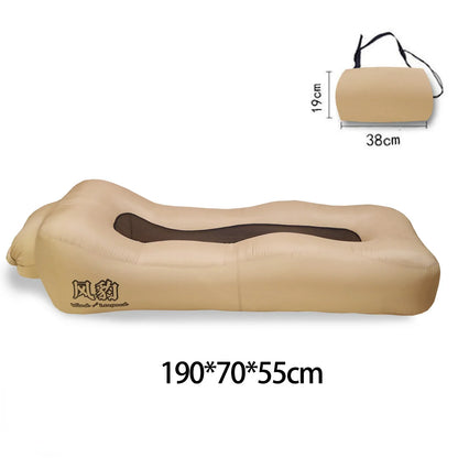 Inflatable Sofa Bed to Sleep Double Mattress Ultralight Weight Seats Air Self Haiking Trips Bed Camping Supplies Widesea Pillow