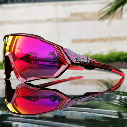 5 Lens Men Women 2025 Polarized UV400 Cycling Glasses Road Bike Sunglasses Running Riding Fishing Goggles Sport Bicycle Eyewear