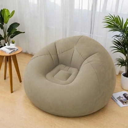Inflatable Bean Bag Chairs Portable 9 Colors Blow up Chairs Lazy Sofa for Living Room Outdoor Camping Single Person