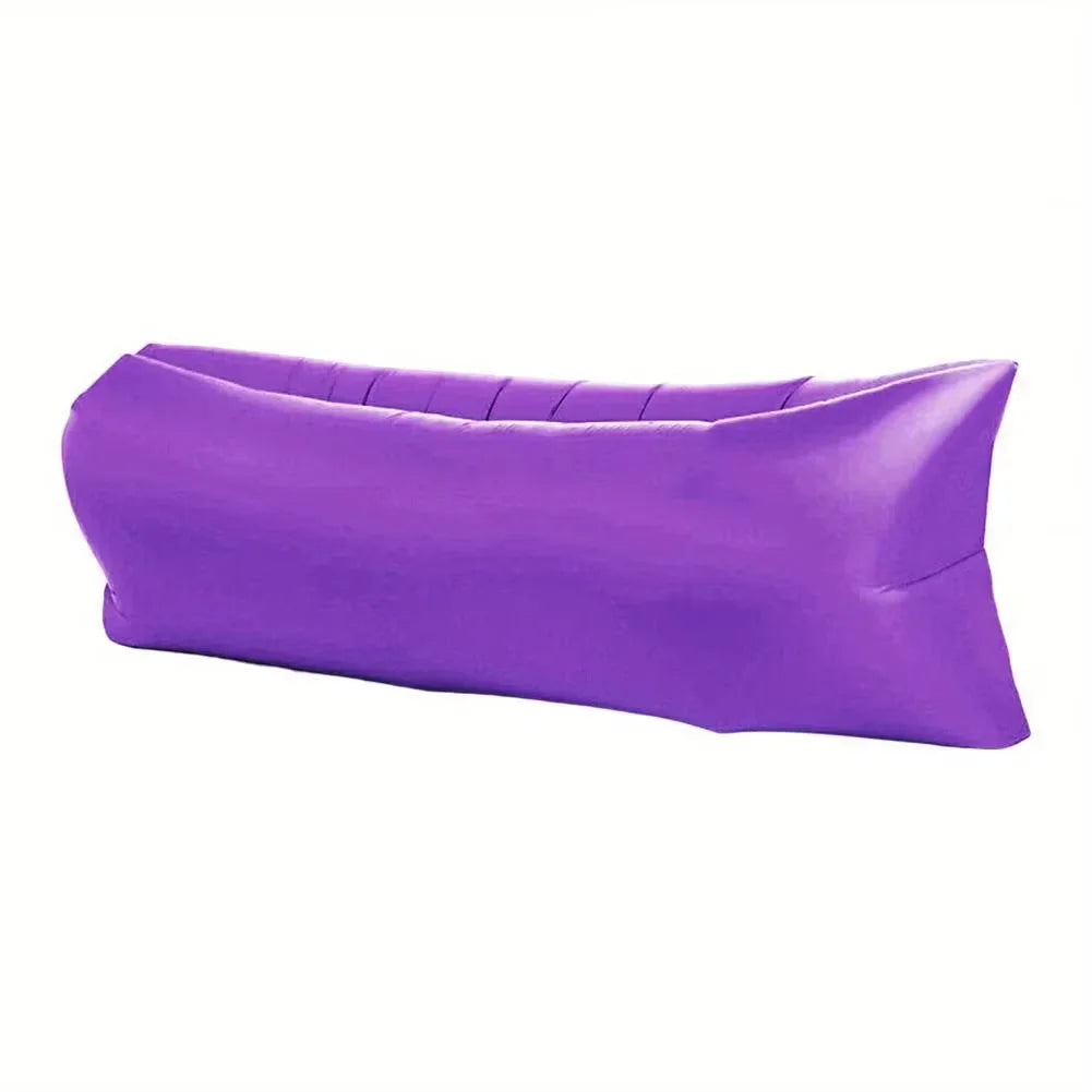 Outdoor Lazy Inflatable Sofa for Nap, Beach Chair, Portable Airmattress for Picnic, Camping Inflatable Mattress, Air Bed for Mus