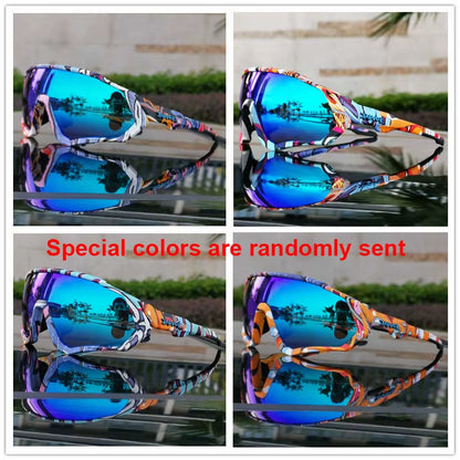 5 Lens Men Women 2025 Polarized UV400 Cycling Glasses Road Bike Sunglasses Running Riding Fishing Goggles Sport Bicycle Eyewear