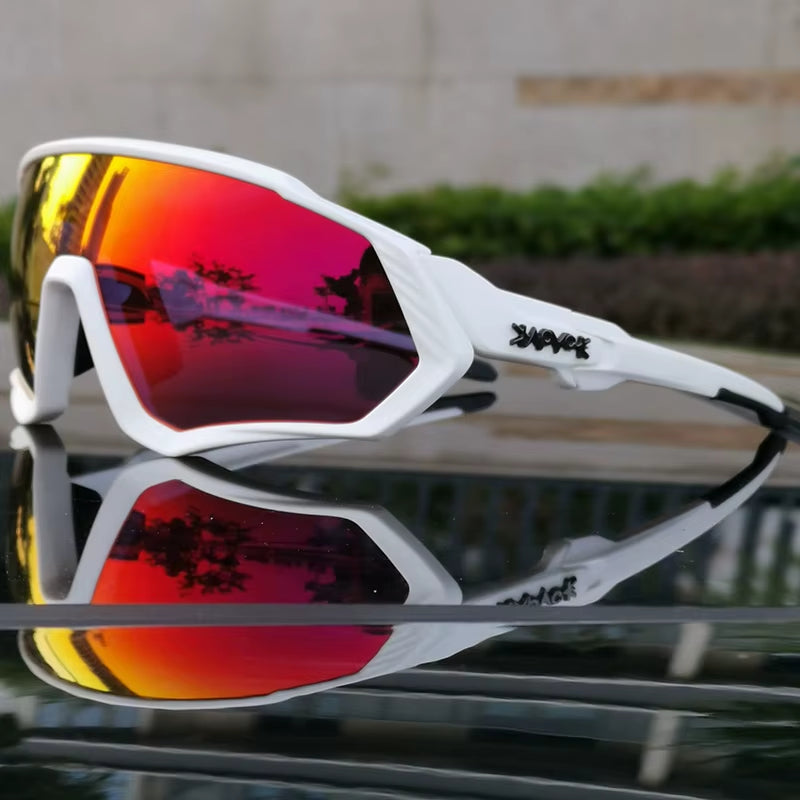 5 Lens Men Women 2025 Polarized UV400 Cycling Glasses Road Bike Sunglasses Running Riding Fishing Goggles Sport Bicycle Eyewear