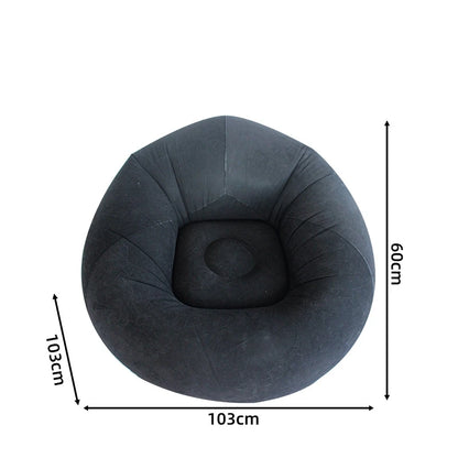 Inflatable Bean Bag Chairs Portable 9 Colors Blow up Chairs Lazy Sofa for Living Room Outdoor Camping Single Person