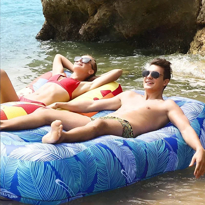 Inflatable Sofa Bed to Sleep Double Mattress Ultralight Weight Seats Air Self Haiking Trips Bed Camping Supplies Widesea Pillow