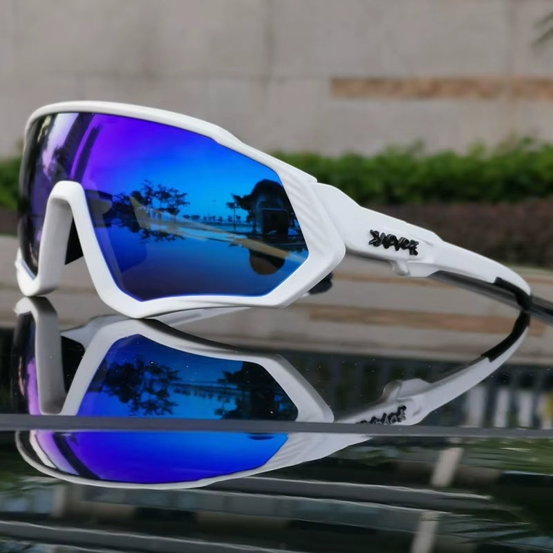 5 Lens Men Women 2025 Polarized UV400 Cycling Glasses Road Bike Sunglasses Running Riding Fishing Goggles Sport Bicycle Eyewear