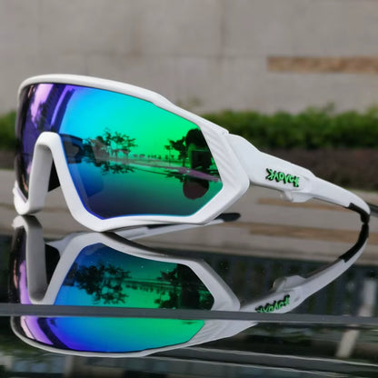 5 Lens Men Women 2025 Polarized UV400 Cycling Glasses Road Bike Sunglasses Running Riding Fishing Goggles Sport Bicycle Eyewear