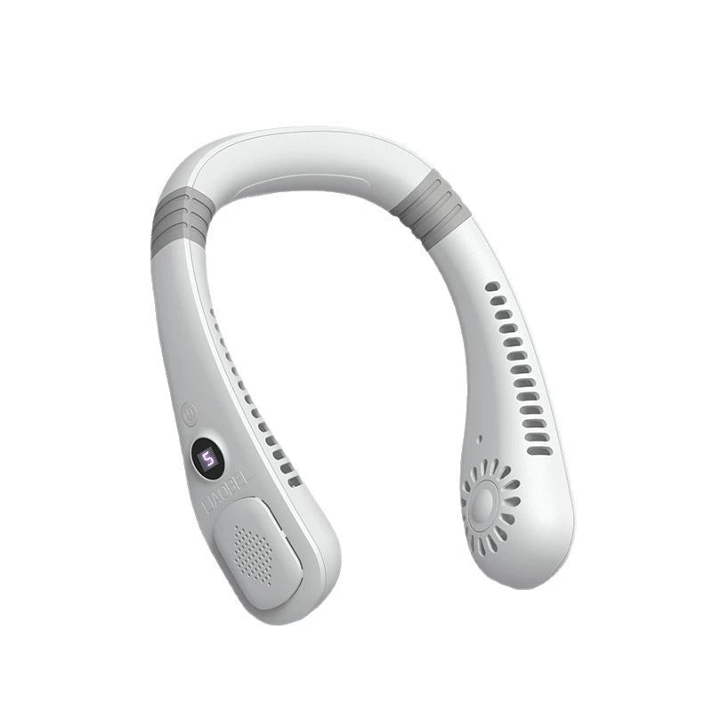 Neck Bladeless Fan Mini Ultra Long Life Portable Lazy Silent Fan Usb Charging Student Sports Office 2026 New