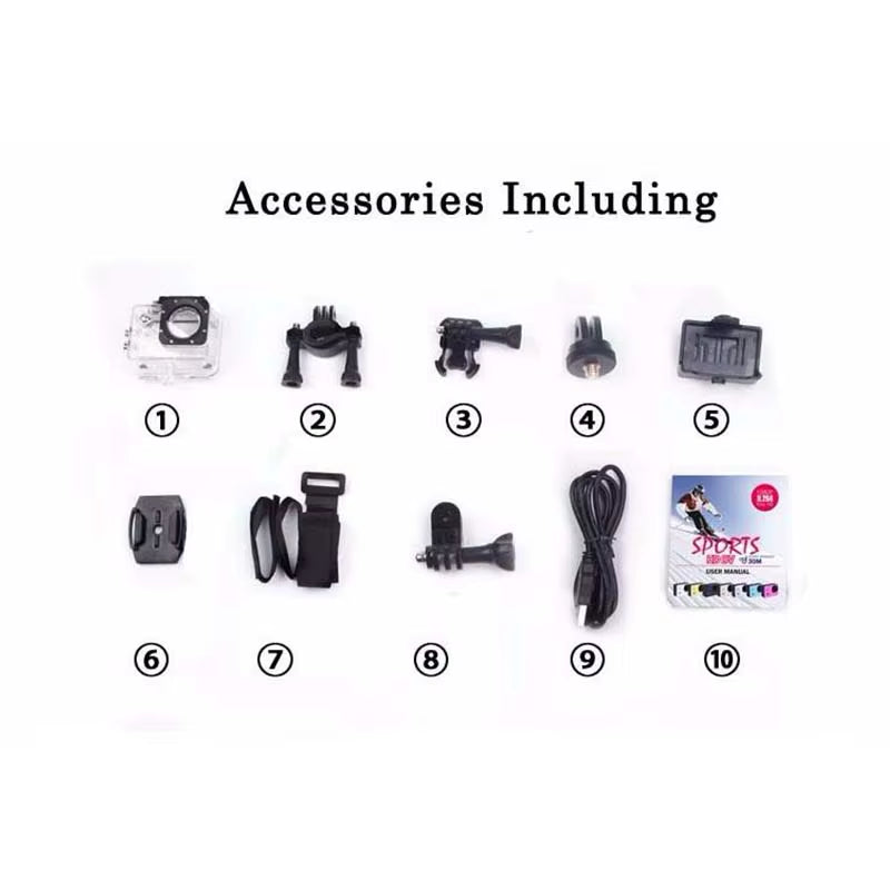 Professional Mini Camera Espia Экшн Камера for Gopro Waterproof Camara Deportiva Outdoor Sport Helmet Action Camcorder Micro Cam