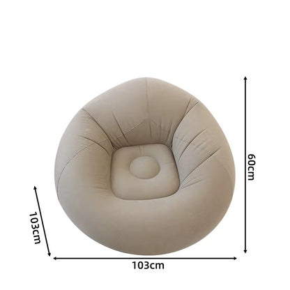 Inflatable Bean Bag Chairs Portable 9 Colors Blow up Chairs Lazy Sofa for Living Room Outdoor Camping Single Person