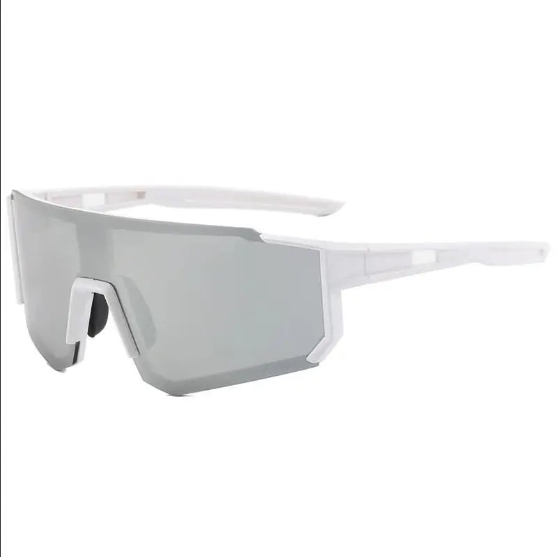 Hiking 2Pcs Cycling anti Light Glasses Men Women UV400 Sandproof Eye Protector Shades Outdoor Sports Goggle anti Radiation Lens